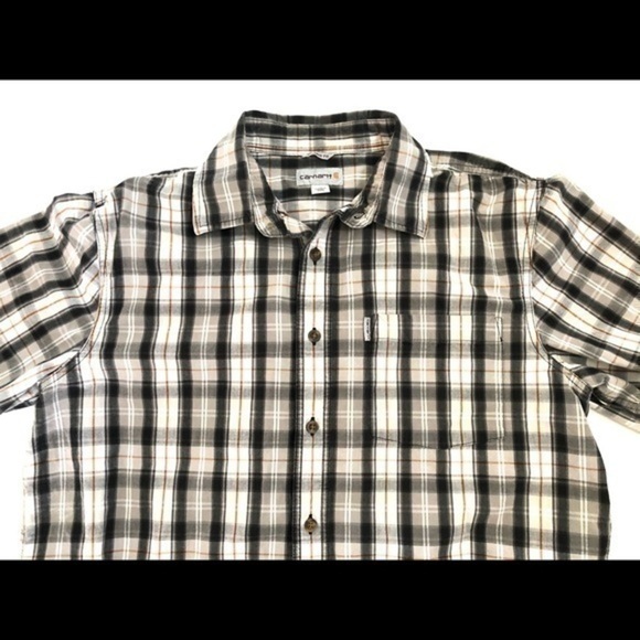 Carhartt Men's Button Down Shirt Size Large - Picture 3 of 5